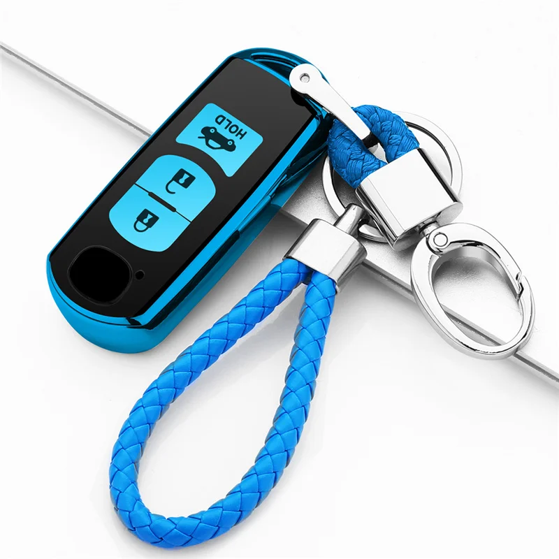 Новинка 2019 мягкий чехол из ТПУ для автомобиля Mazda 2 3 5 6 8 Atenza CX5 телефон умный ключа