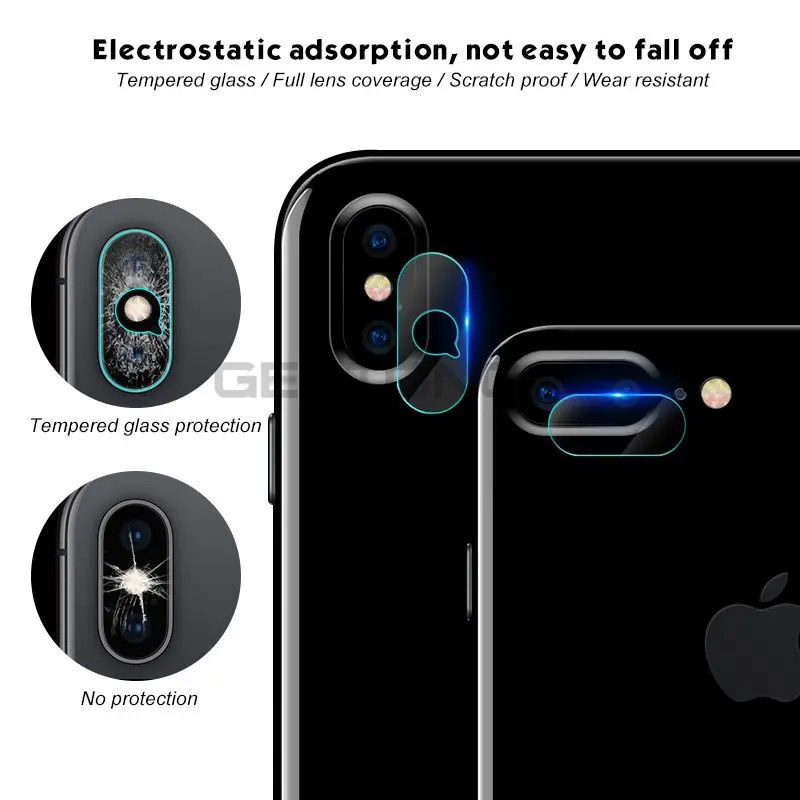 VEVTCE объектив камеры прозрачный экран для iPhone 7 8plus защитная пленка из закаленного