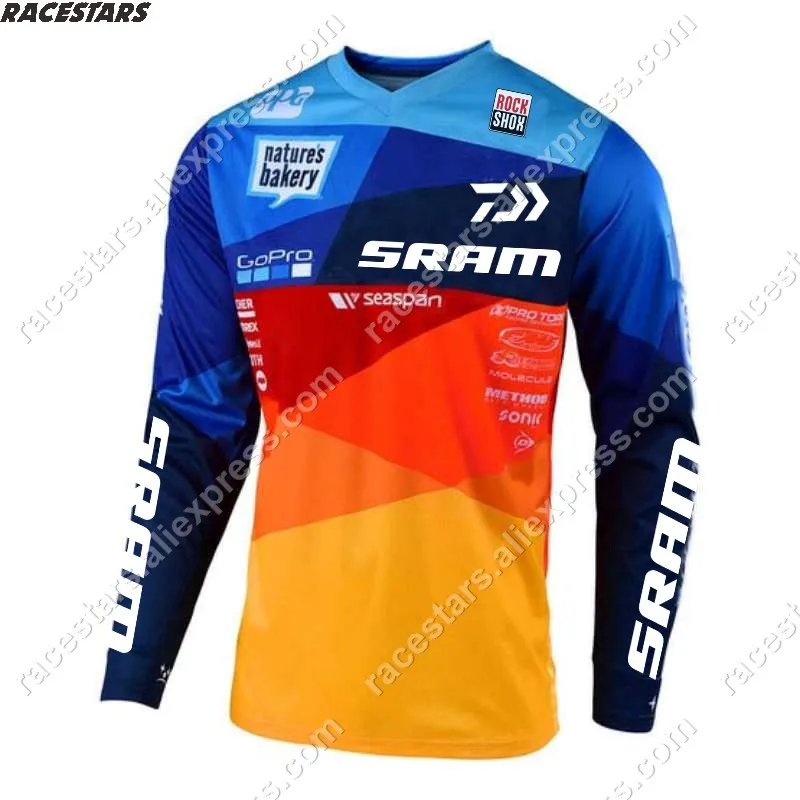 9 Горный spexcec clycling jersey moto cross jersey mtb jersey mx maillot ciclismo hombre dh Горные Джерси для бездорожья - Цвет: 9