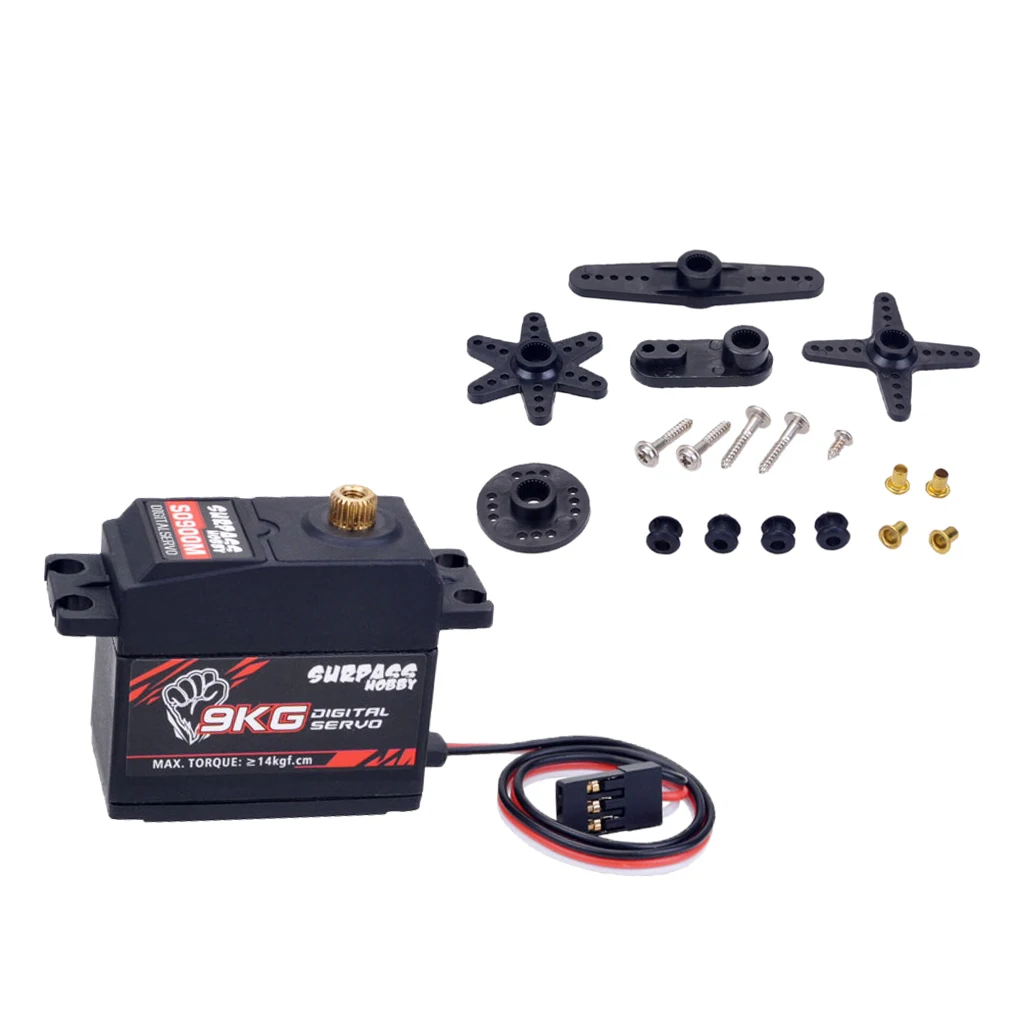 

9KG Metal Gear Servo 9kg for 1/10 1/8 RC Car Aircraft RC Boat