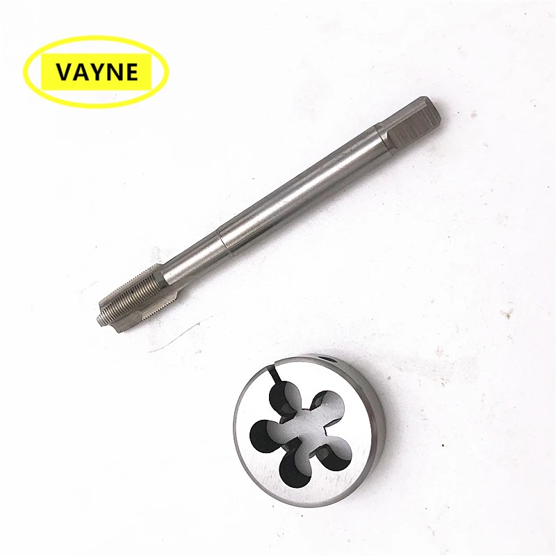 Британский станок или ручной метрический кран 2 шт. Набор круглых штампов