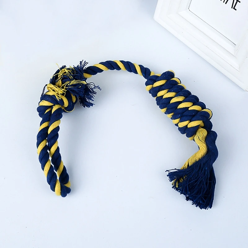 

10 Pcs Interaction Dog Chew Rope Toys Tug of War Washable Durable Cotton for Dog