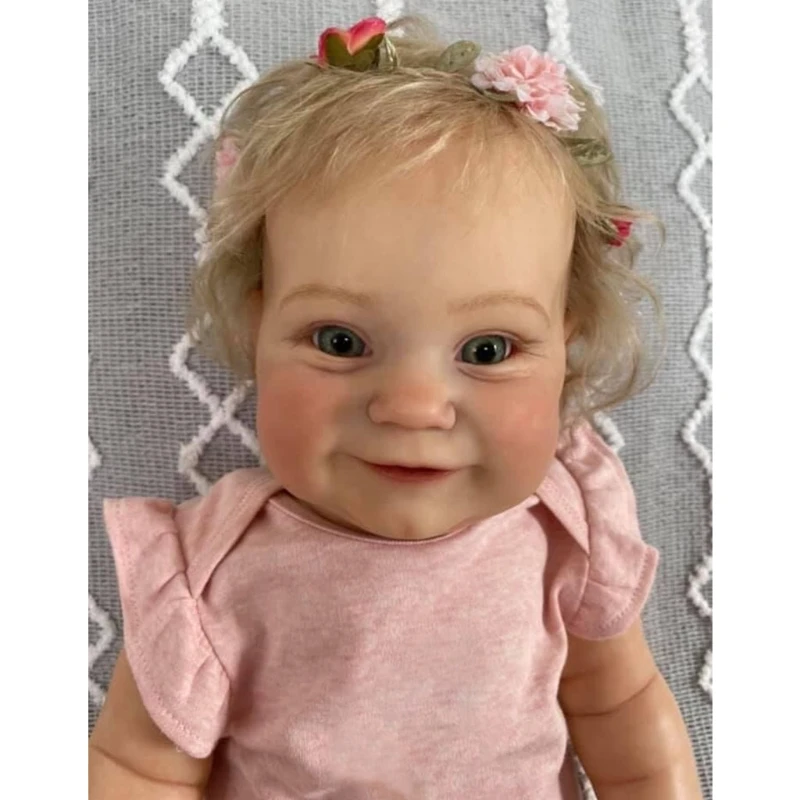 

T5EC 20inch/24inch Reborns Doll Opened-Eyes Baby Girl Doll Nurturing Doll Gift for Baby Realistic Doll Handmade Toy Soft Body