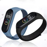 bracelet for mi band 4 5 6 strap nylon sport loop smart watch belt pulsera correa wristband for xiaomi mi band 3 4 5 6 bracelet