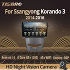 Автомагнитола Tiebro для Ssangyong Korando 3 2014 2015 2016, автомобильное радио, мультимедийный видеостереоприемник 6G + 128G DSP