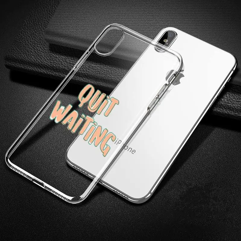 

Fashion smile face text sunshine Phone Case Transparent for iPhone Samsung A S 11 12 6 7 8 9 30 Pro X XS Max XR Plus lite