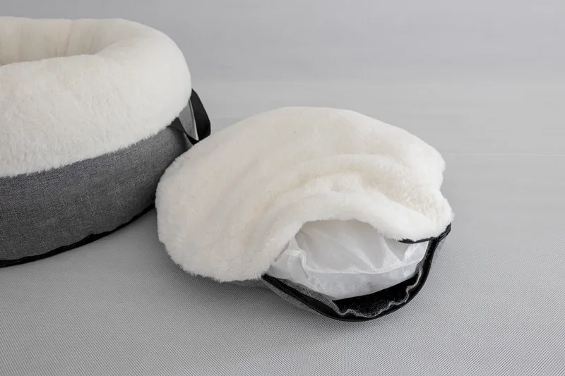 Soft Pet Dog Bed Winter Warm Imitation Deep Sleep Cat Kennel Creative Removable Cushion for Dogs Cats Supplies | Дом и сад