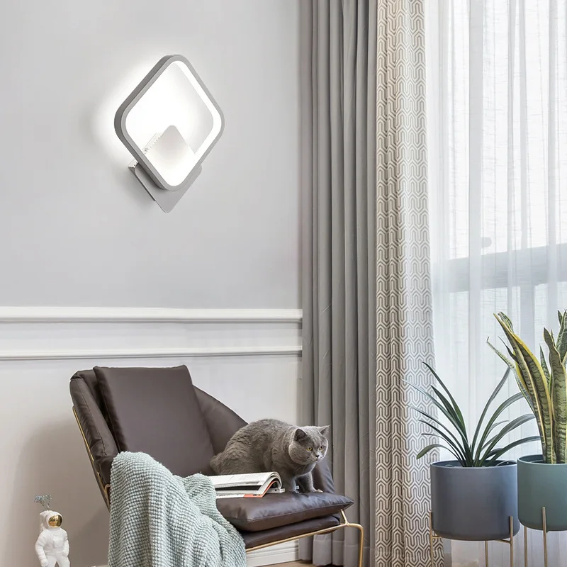 

loft modern crystal luminaria light gooseneck glass ball bedroom light bedside corridor wall lamp living room wall lamp