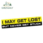 EARLFAMILY 15 см x 3 см Виниловая наклейка Я могу потеряться, Забавный бампер JDM 4X4 4WD, Водонепроницаемый внедорожник