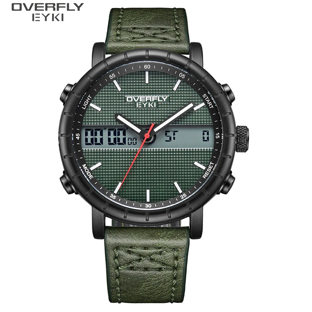 Стильный бренд Для мужчин креативные часы модные Водонепроницаемый кварцевые