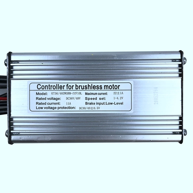 

Waterproof Ebike Controller KT36V/48V 22A 9 Tubes Square Wave Controller for Kunteng LED790-900S LCD1-LCD8 with Light
