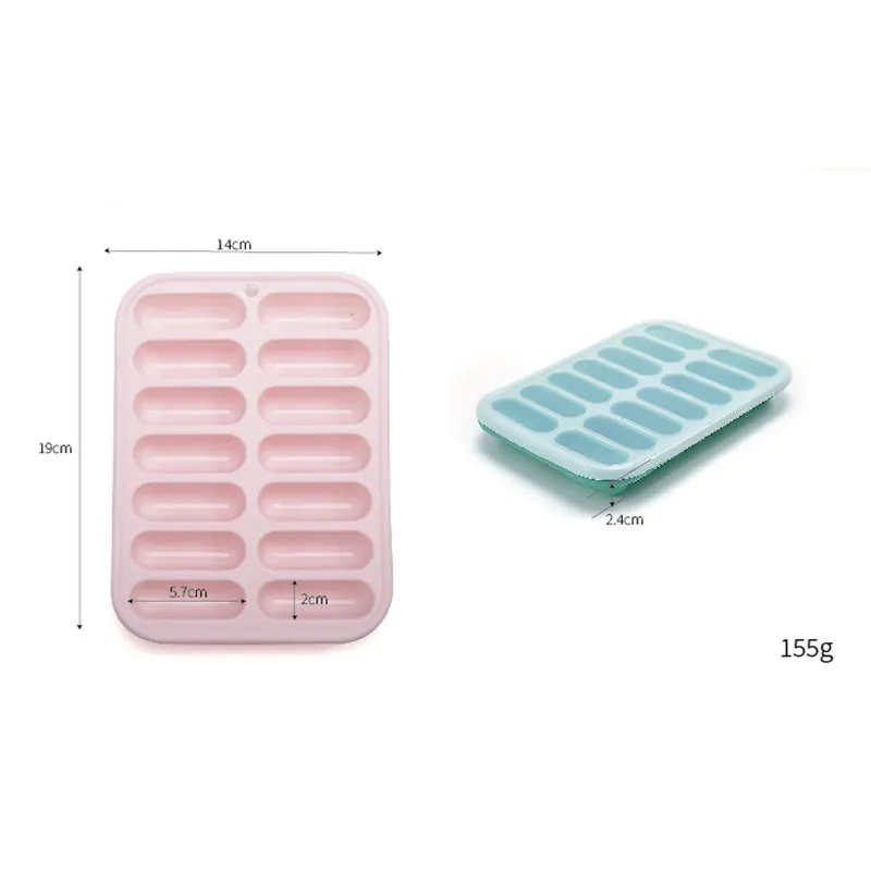 1 шт. квадратная силиконовая форма для приготовления сока 14 ячеек | Дом и сад