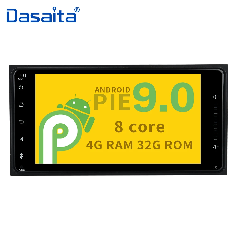 Android 9 0 автомобильное радио 4 Гб + 32 ГБ Rom с 7 &quot1080 P видео для Toyota Corolla Camry Prado RAV4 Hilux |