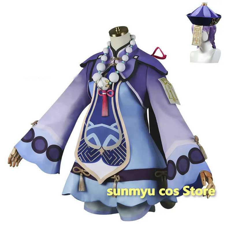

Game Genshin Impact Qiqi Cosplay Qi qi Cosplay Costume Halloween