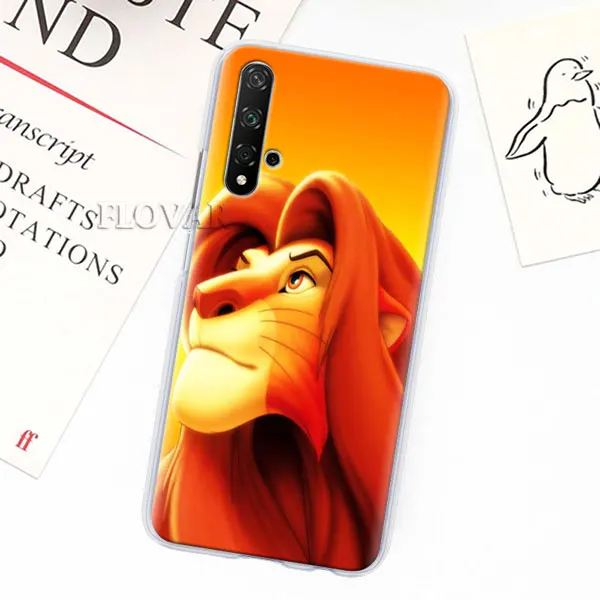 009 Чехлы для телефонов Lion King Simba для huawei Y5 Y6 Y7 Y9 Honor 20 Lite 8X 9X Pro View 20 жесткий чехол - Цвет: 009