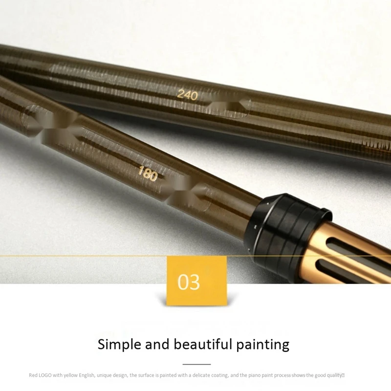 Телескопическая удочка из углеродного волокна портативная спиннинговая для