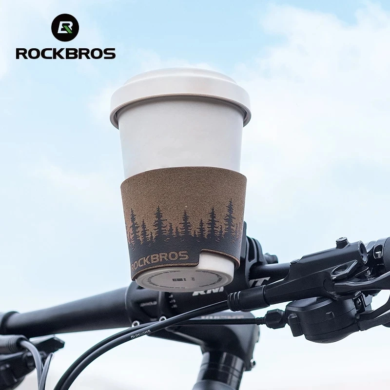 

ROCKBROS Cycling Bike Bottle Holder Bicycle Handlebar Coffee Cup Holder Lightweight Drink Water Bottle Cage Bike Accessories