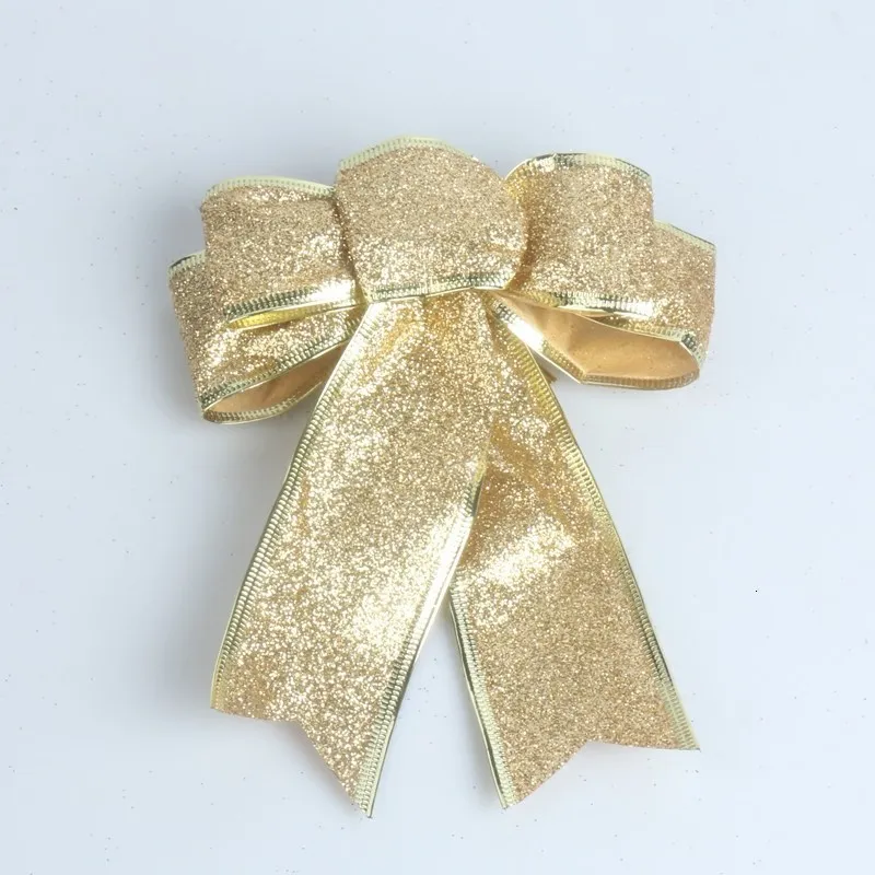 20 см бант для рождественской ёлки большая красная Золотая блестящая