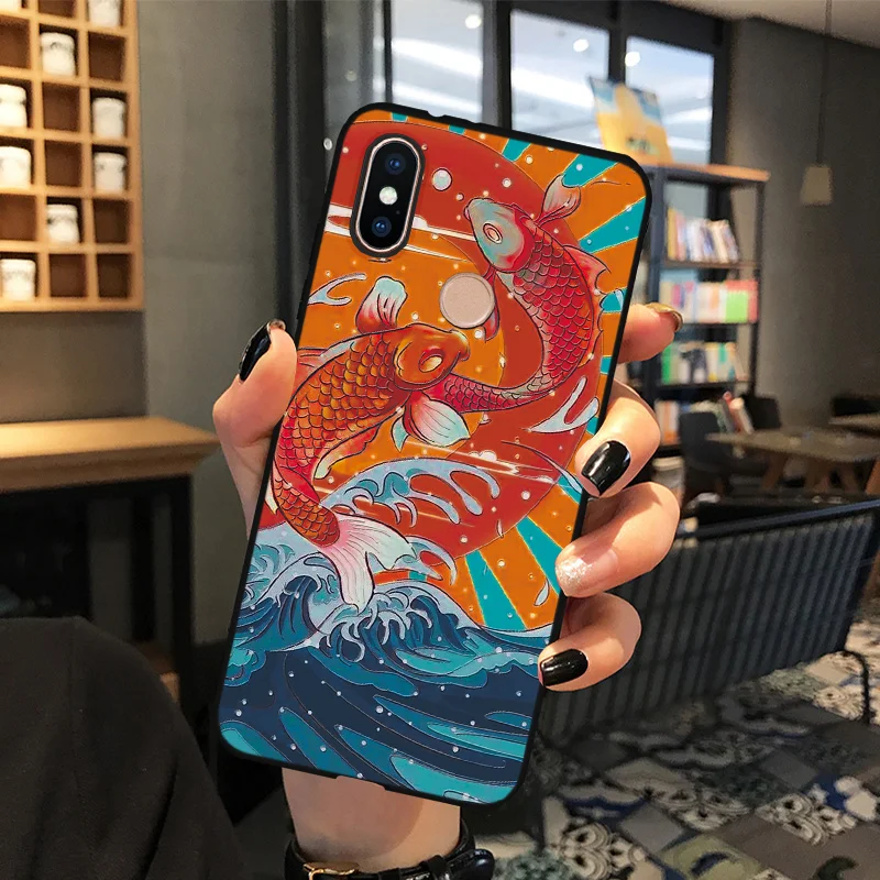 Чехол с 3D тиснением японского аниме для Xiaomi mi 9T Pro CC9 CC9e 9 SE 8 A2 Lite A1 Pocophone F1 для Red mi 6 Pro 6A 5 Plus 5A