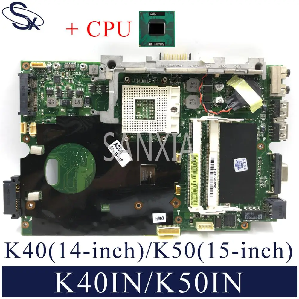 Фото Материнская плата KEFU K40IN для ноутбука ASUS K50IN K50AB K40AB X8AIN X5DIN K40IP K50IP оригинальная