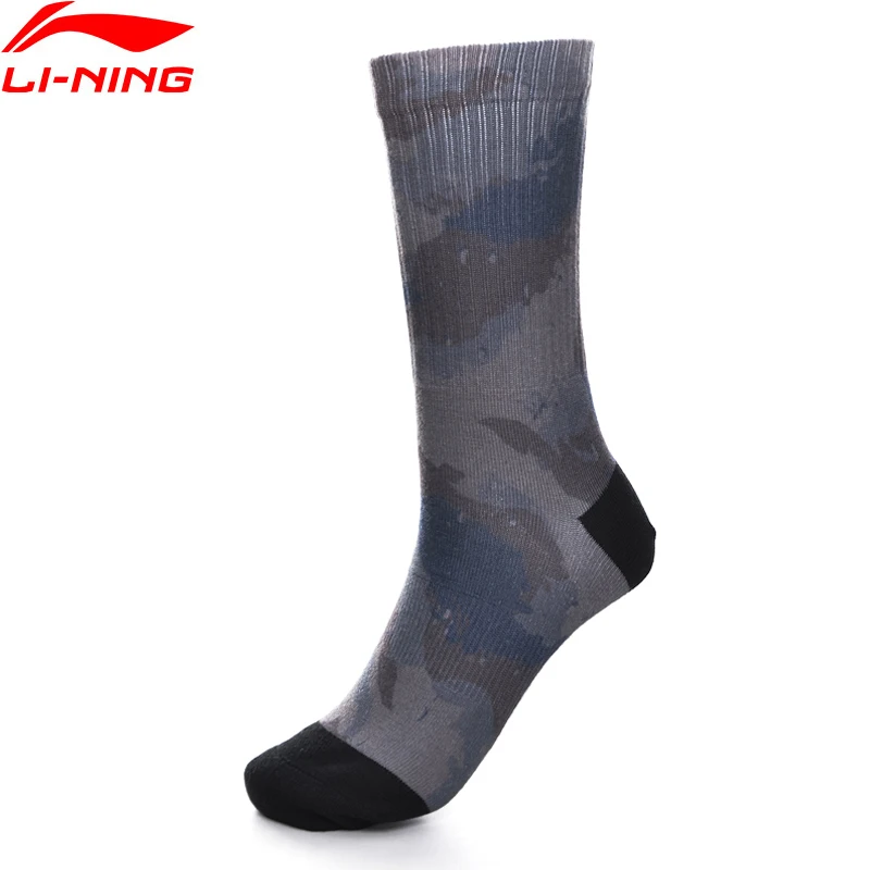 Мужские спортивные баскетбольные носки Li Ning BAD FIVE размеры 39 44 98.1% полиэстер 1.9%
