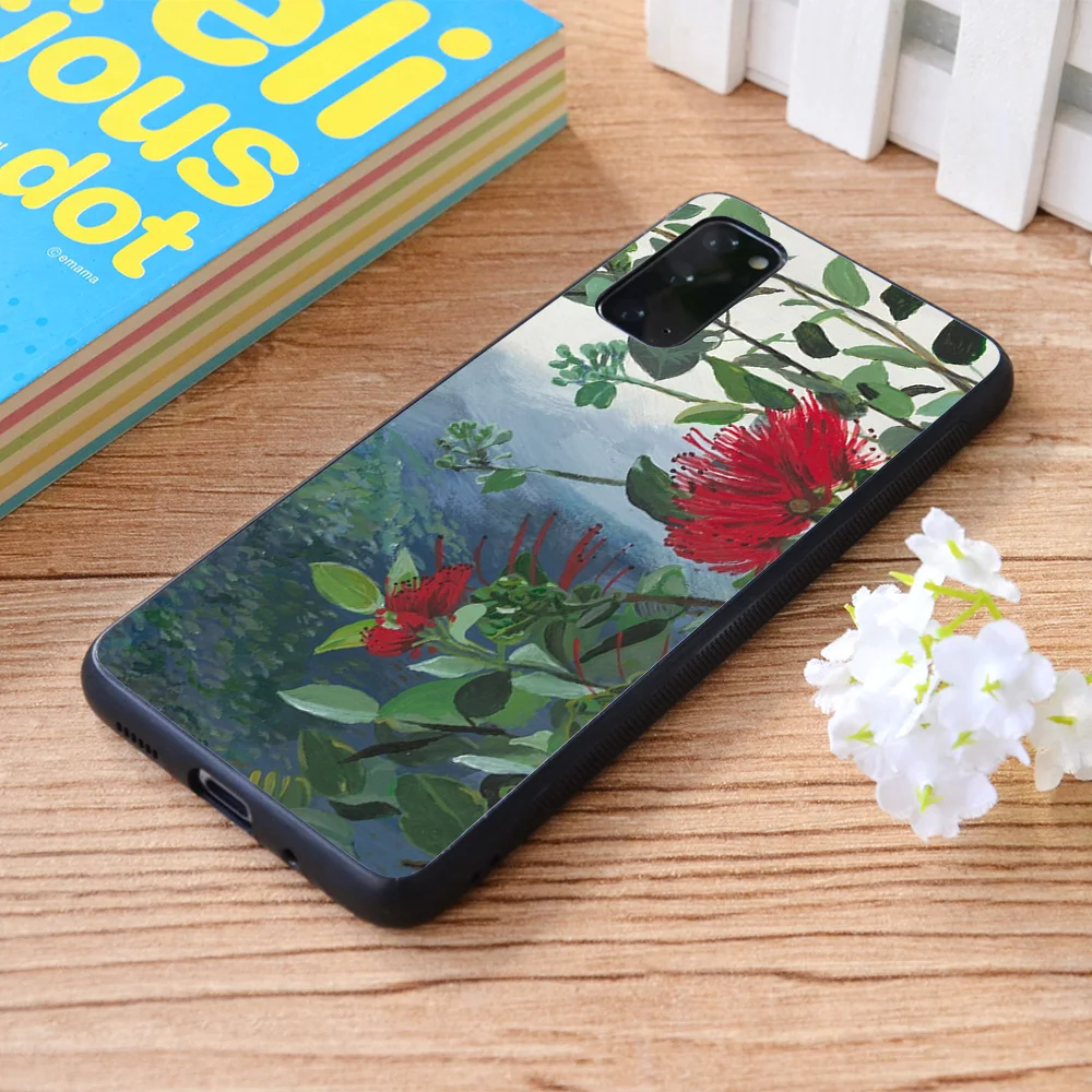 

For Samsung Galaxy Koolau Ohia Lehua Soft TPU border Samsung Galaxy Case