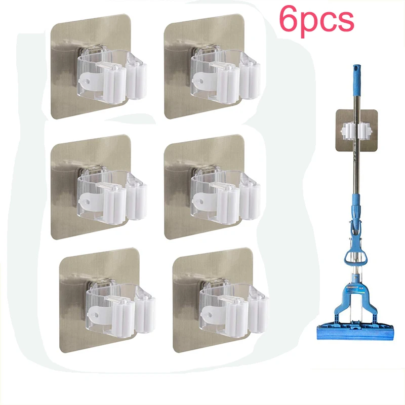 4/6 шт. настенный крючок для швабры | Дом и сад