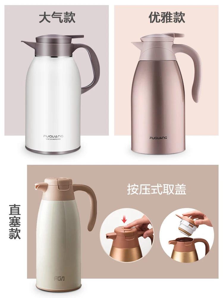 Household Insulation Pot Double Layer Stainless Steel Vacuum Flask Outdoor Large Capacity Car Portable Thermos Water Bottle | Дом и сад