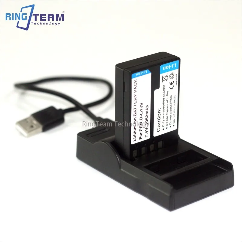 5 компл./лот USB зарядное устройство для Pentax DLi109 D LI109 батарея подходит K 50 K50 30 K30 S1 KS1 S2