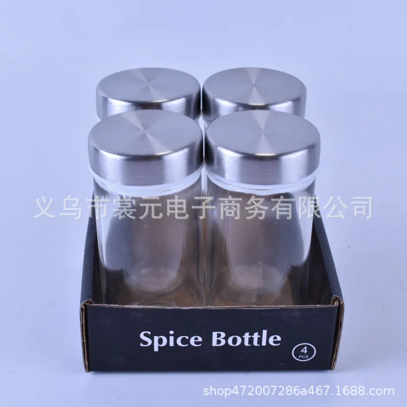 

Набор из четырех бутылок для приправ, бытовой шейкер для перца, шейкер для соли