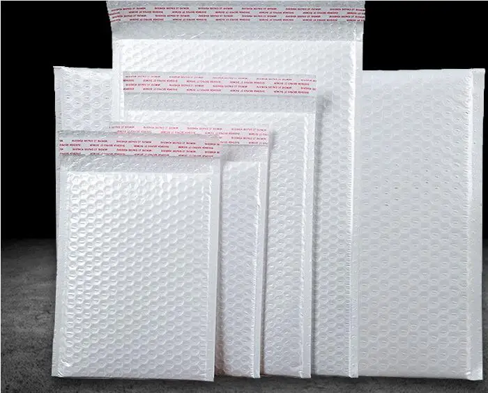 

White Bag Foam Envelope Foam Foil Office Packaging Envelope Moistureproof Vibration Bag,seal length 4 cm ,20 pc / lot