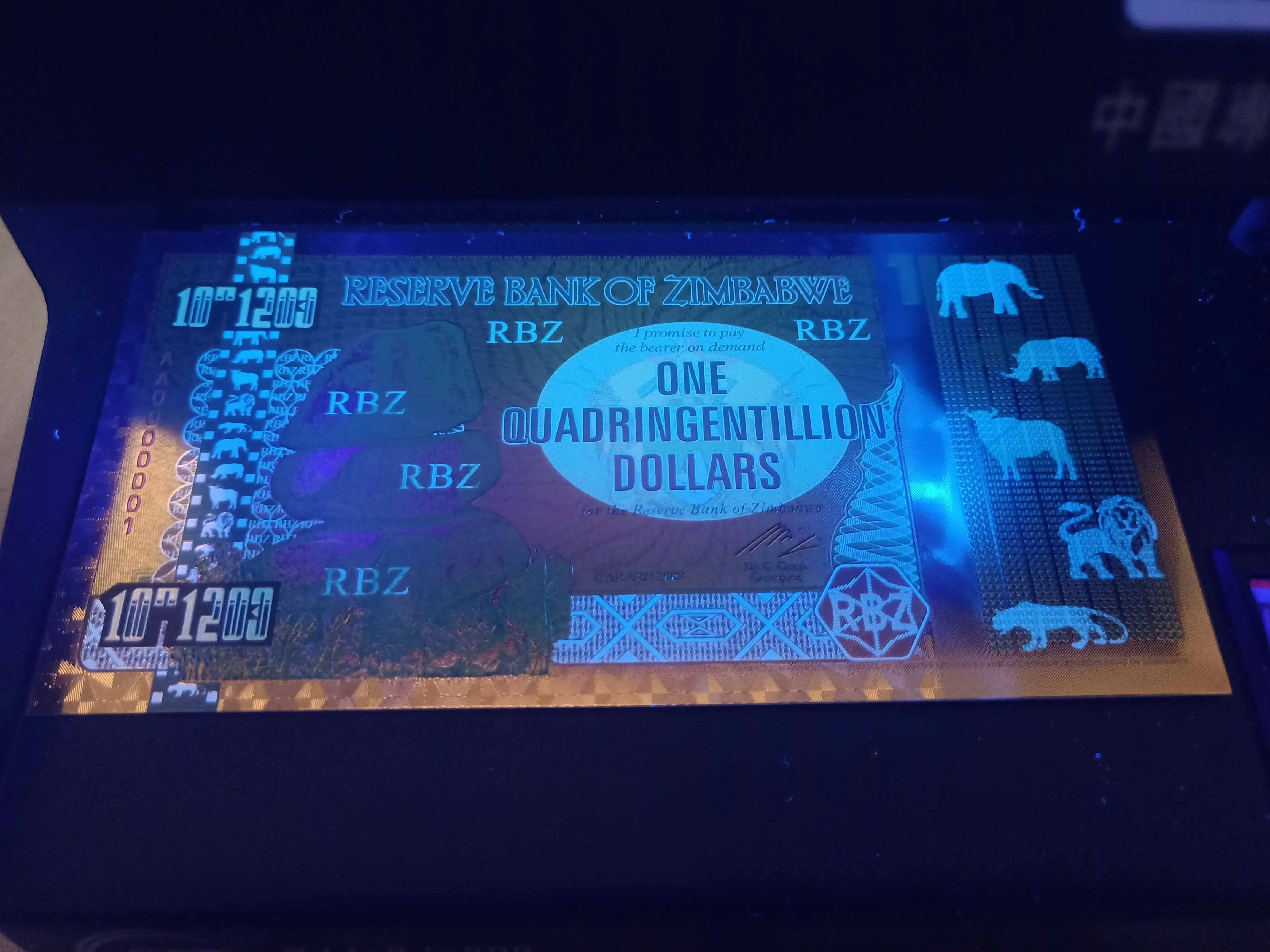 10 шт./лот 24k Золотая банкнота квадратная лента доллар большое значение сувенир