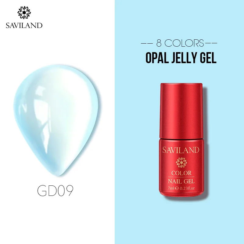 7ml GD09 Vrenmol Гель-лак для ногтей Опаловый Желейный гель полупрозрачный лак прозрачный молочно-белый цвет дизайн ногтей Маникюр УФ-гель Полупостоянный лак - Цвет: 7ml GD09