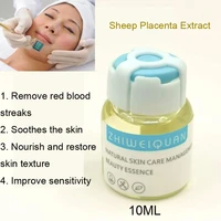 10ml sheep placenta face serum acne treatment liquid essence skin care repair collagen serum facial