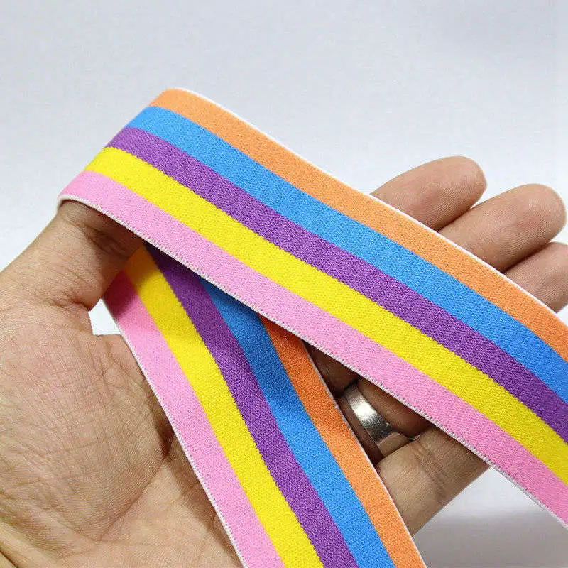 Width 3.8cm Эластичные ленты 27~ 50 мм эластичные ленты сумки для одежды брюки эластичная резина 5 см DIY Швейные аксессуары Резиновая лента - Цвет: Width 3.8cm