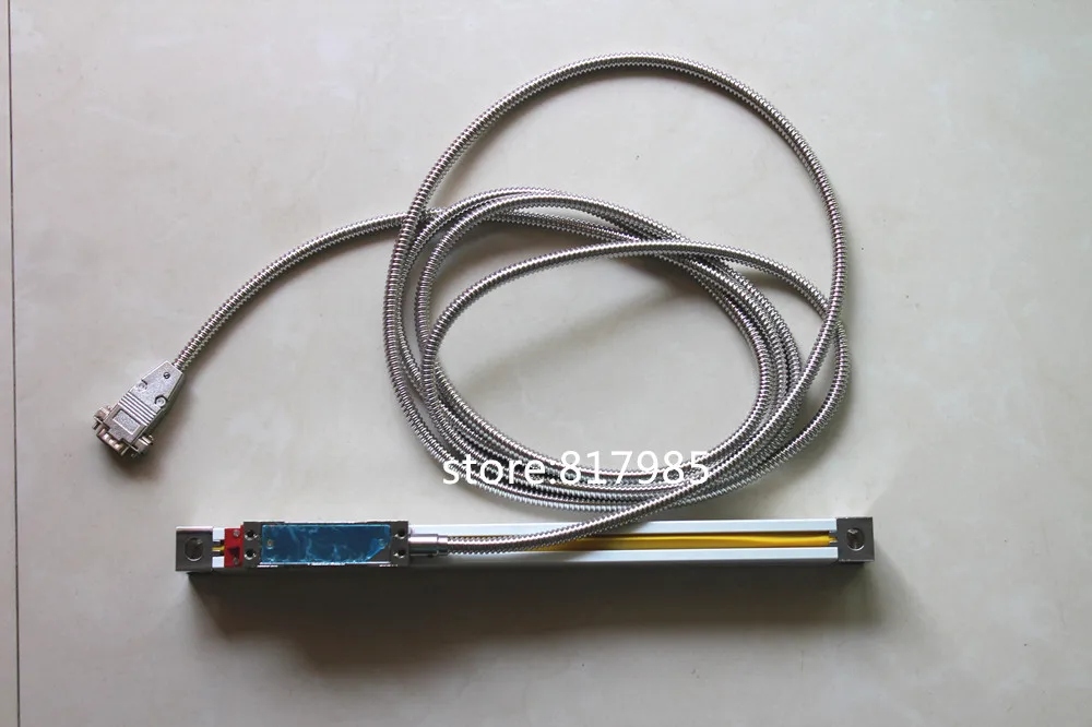 Лучшая цена 2 осевой цифровой индикатор DRO с точной линейной шкалой 70 1020 мм 5um