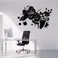game wall sticker decal choose your weapon gamer quote controller video game c5055