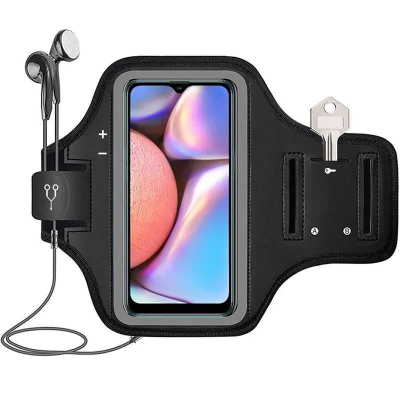 

Outdoor Running Sport Arm Band Case For Samsung Galaxy A10 A10s A10E Gym Arm Hand Pouch On M10 M10s Phone Hand Fitnes Belt Bag