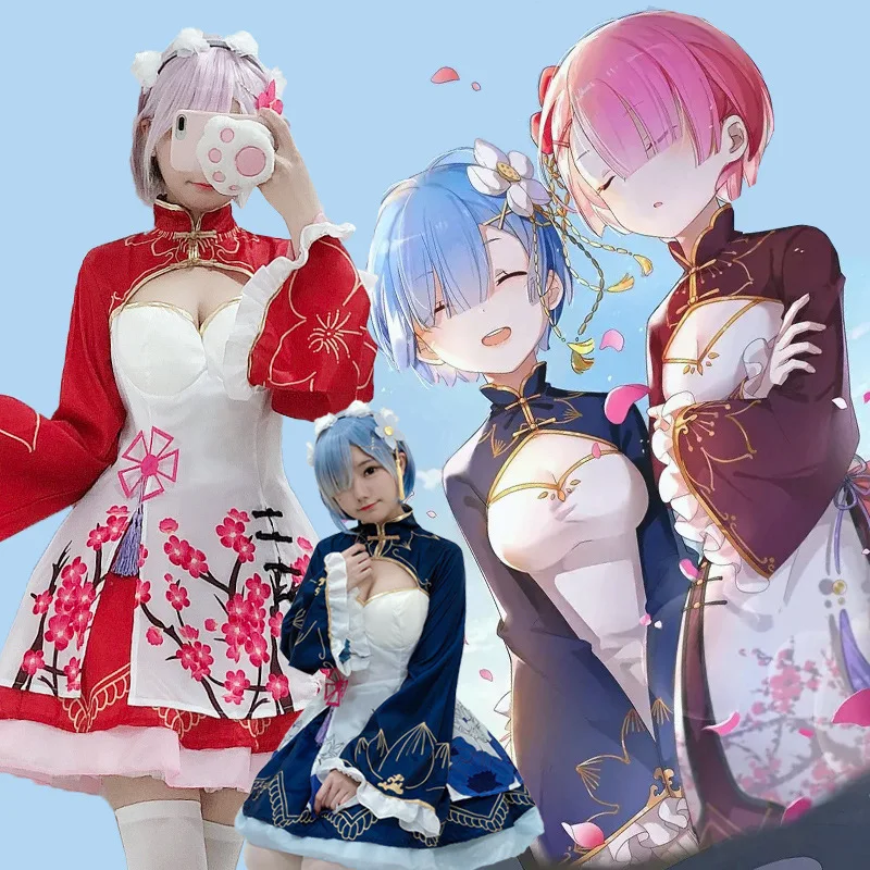 

Костюм для косплея ОЗУ Рем из аниме «Re:zero жизнь в другом мире»