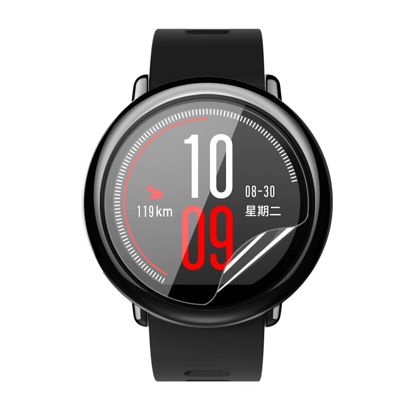 Оригинальный ТПУ спортивные часы Защитная пленка для Xiaomi Huami Amazfit Stratos 2 2s Stratos2 Pace 3D