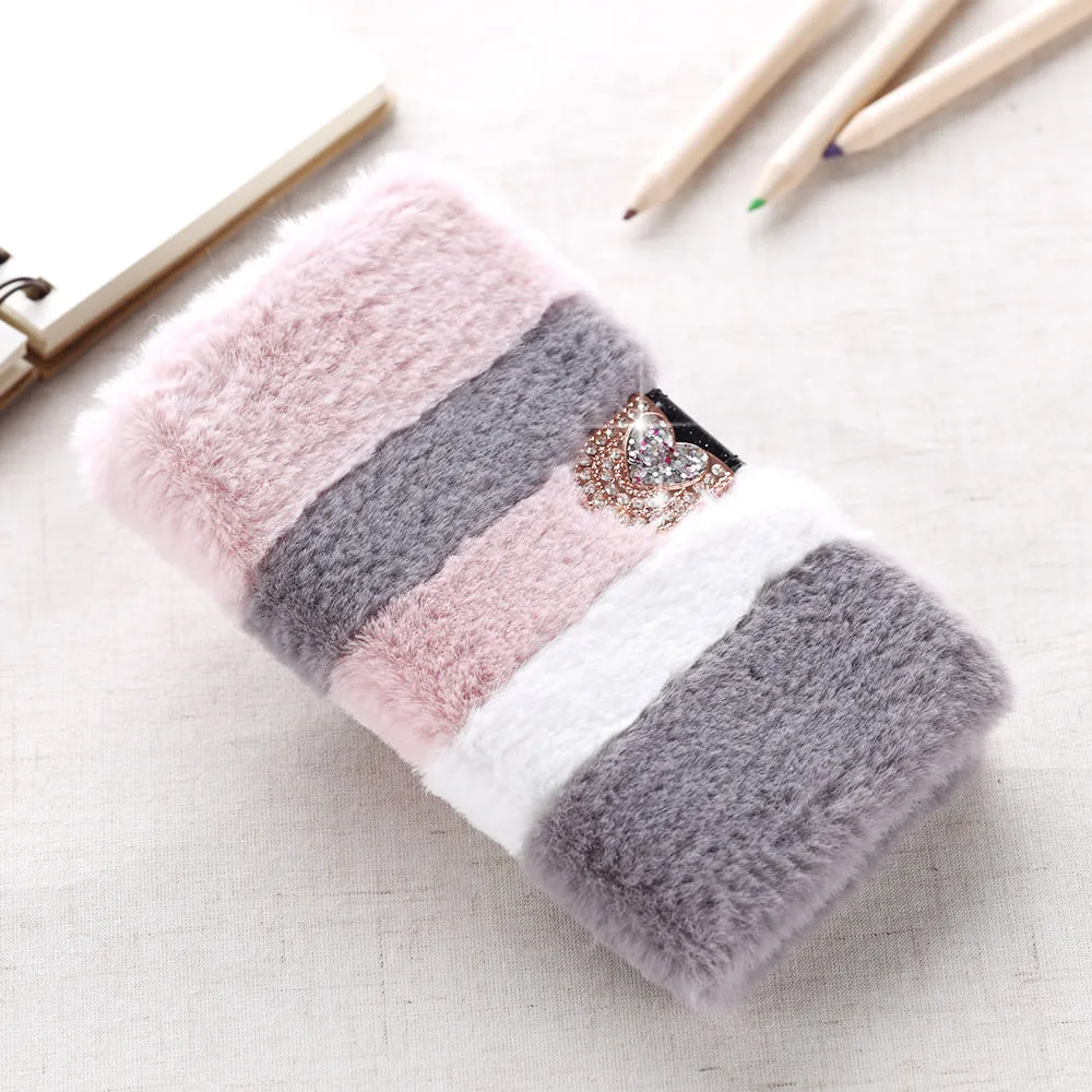 LLZ.COQUE Бумажник Стенд флип чехол для телефона для samsung Note 9 10 5G S10 S10e S9 S8 S7 Plus Edge Магнитный меховой плюшевый чехол