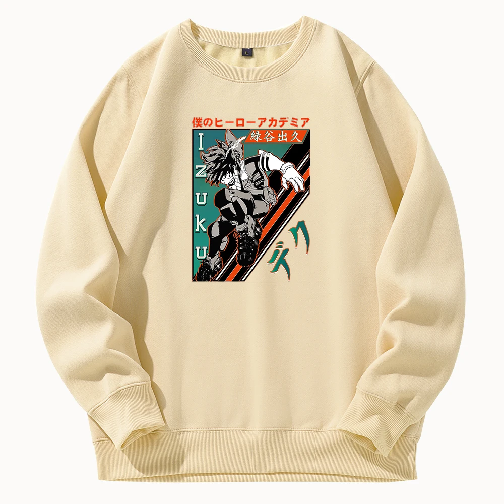 

My Hero Academia Anime Hoodie Womens Autumn Aesthetic Midoriya Izuku Deku Female Sweatshirt Loose Oversize Long Sleeve Pullovers