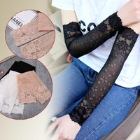 women lace arm sleeve breathable bracers anti uv lace pattern woman arm sleeve clothing accessories summer anti sun arm sleeve