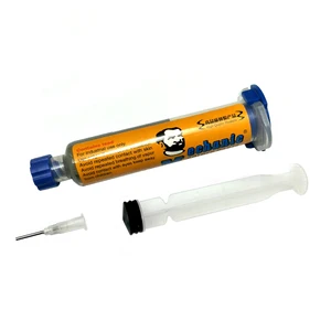 Паяльная паста MECHANIC Sn42Bi58, бессвинцовая паяльная паста для ремонта печатных плат и микросхем SMT, 138 градусов, с иглой