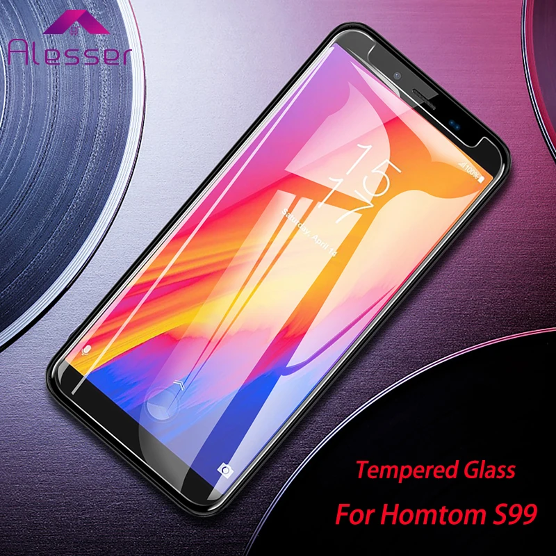 ALESER для Homtom S99 Премиум Закаленное Стекло Пленка С Краями С защитой От Царапин Мобильные Телефоны Аксессуары.