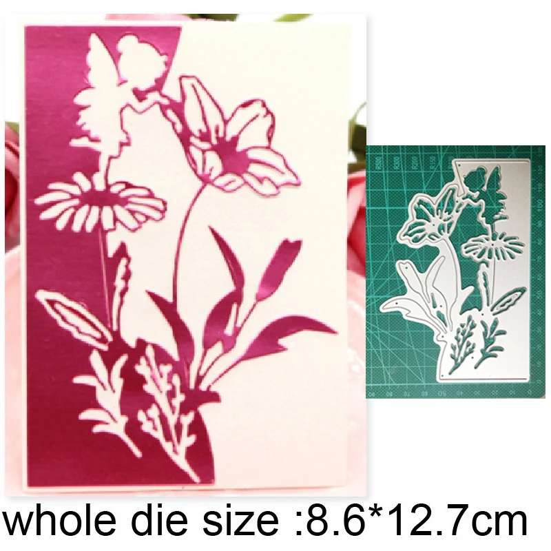 

Flower Angel Border Metal Cutting Dies Stencils dies for DIY Scrapbooking dies Paper Craft Embossing Die Cut Craft dies New 2021