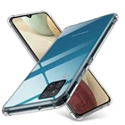 Силиконовый мягкий чехол для телефона samsung galaxy a12, a02, a02s, a32, a52, a72, a22, a21s, a51, a71, a 12, 32, прозрачный противоударный чехол