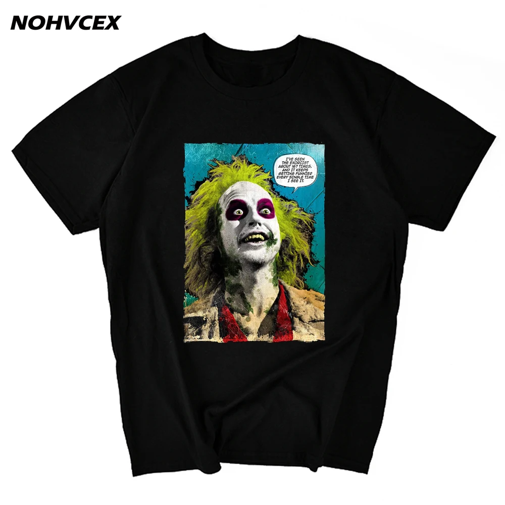 Модные Beetlejuice 80s ностальгия для взрослых унисекс футболки забавные игрушки