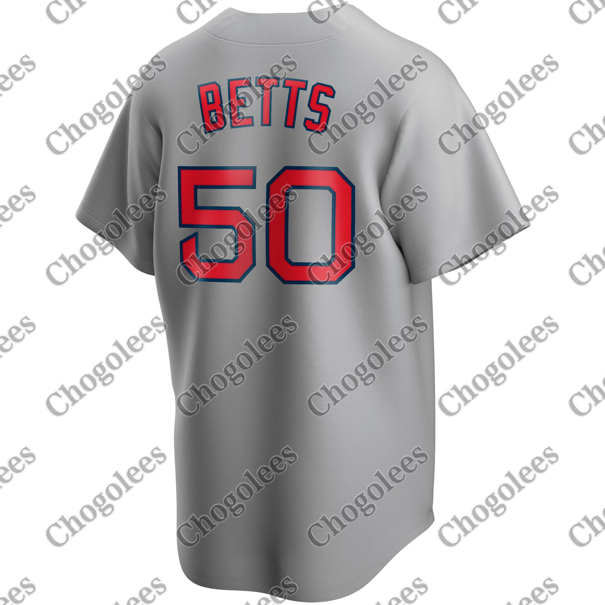 

Baseball Jersey Mookie Betts Boston Road 2020 Player Jersey - Gray