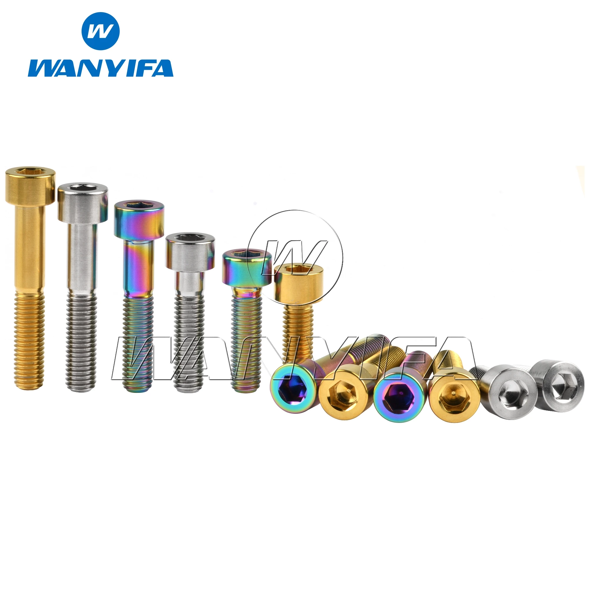 Титановый &quotWanyifa&quot Болт M10x20 25 30 35 40 45 50 55 60 70 мм 1 5 шаг с квадратным носком С